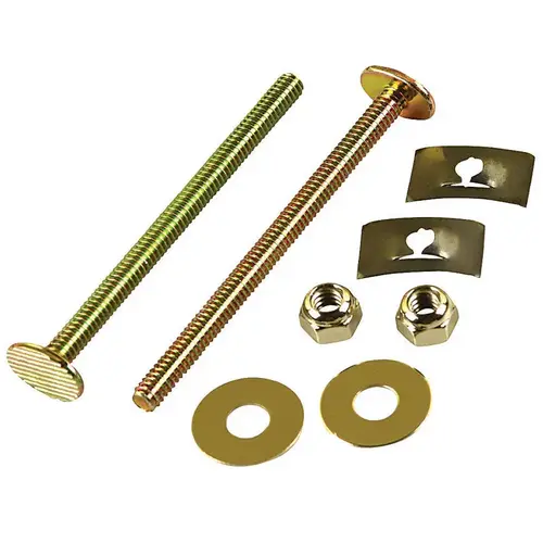 Danco 9D00088920 Closet Bolt, Brass - pack of 2