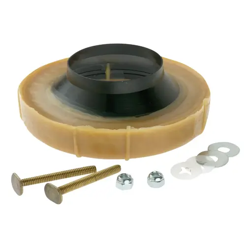 Harvey's 1025 No-Seep No. 1 Flanged Wax Ring Bowl Gasket with Bolts
