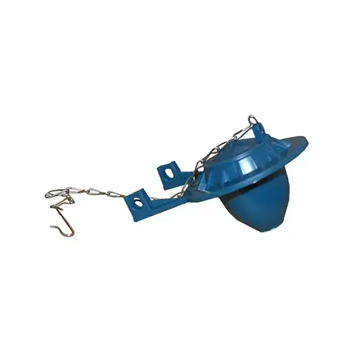 LARSEN SUPPLY CO., INC. 04-1585 Toilet Tank Flapper, Blue Chemical Resistant