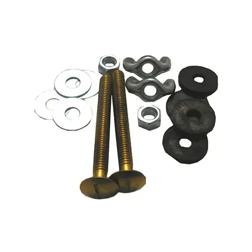 LARSEN SUPPLY CO., INC. 04-3671 Toilet Tank-to-Bowl Set, Brass