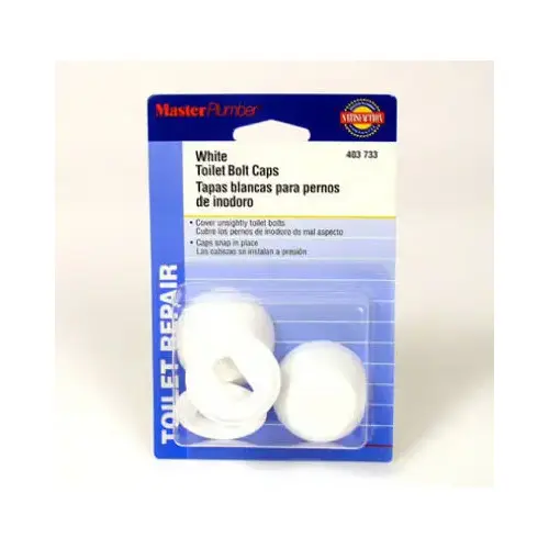 Master Plumber 403733 Plastic Toilet Bolt Cap