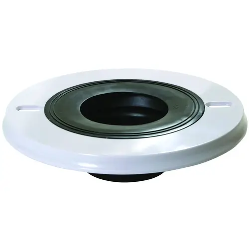 NEXT by Danco HCP110X Wax Ring Cap, Plastic, White, For: Any Pipe, Toilet or Collar Size