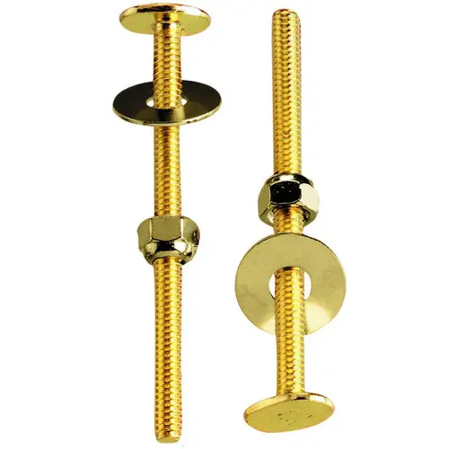Plumb Pak PP23514 Bolt Set, Brass - pack of 2