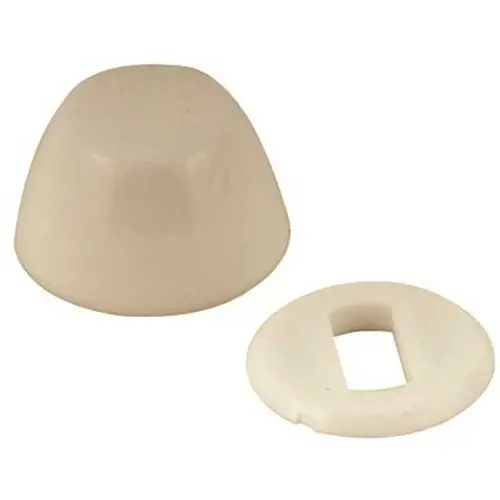 Proplus 2489555 Toilet Bolt Caps White Pack of 5