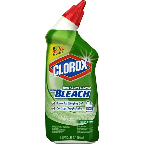 CLOROX 00933-XCP12 Toilet Bowl Cleaner Fresh Scent 24 oz Gel - pack of 12