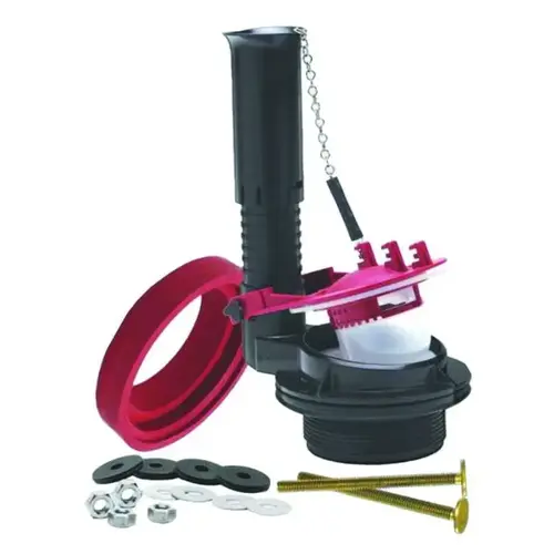 Fluidmaster 540AKRCP5 Flush Valve Kit, 3 in, For: Toto, American Standard and Other 3 in Flapper Toilets