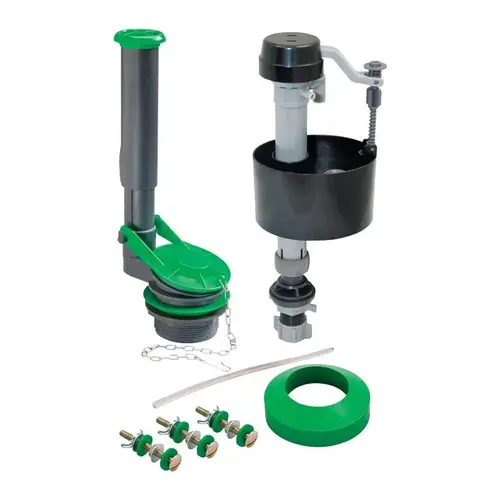Keeney K830-16BX Toilet Tank Repair Kit, Plastic, Gray/Green