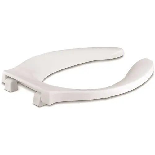 Kohler 4731-CA-0 Stronghold Commercial Elongated Toilet Seat With Antimicrobial Agent