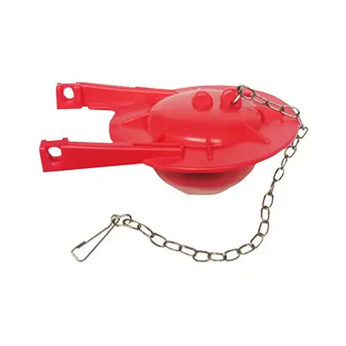 LARSEN SUPPLY CO., INC. 04-2143 Toto-Style Toilet Flapper, Red, 3-In.