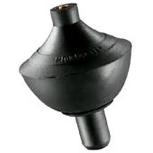 PlumbCraft 7500800T Toilet Tank Ball Black Plastic Black