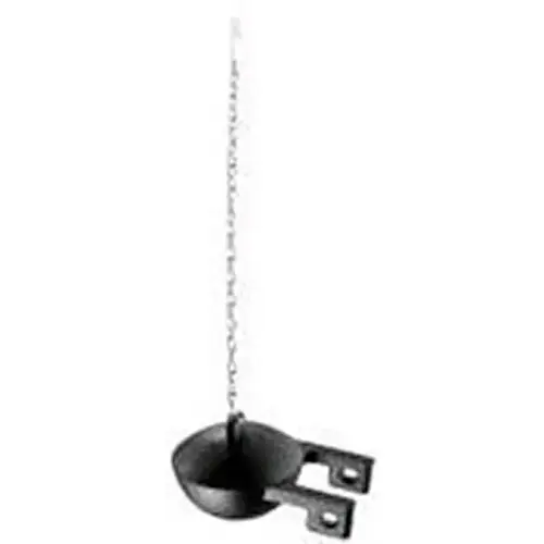 PlumbCraft 7542100N Toilet Flapper Black Rubber For Kohler Black