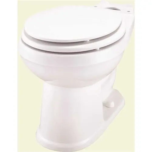 Gerber Plumbing AV-21-852 Avalanche 1.28/1.6 GPF Round Front Toilet Bowl in White