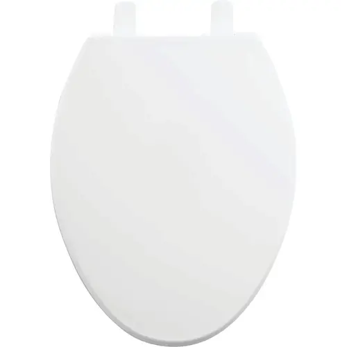 Kohler 4774-0 Brevia Quick-Release Elongated Closed Front White Plastic Toilet Seat