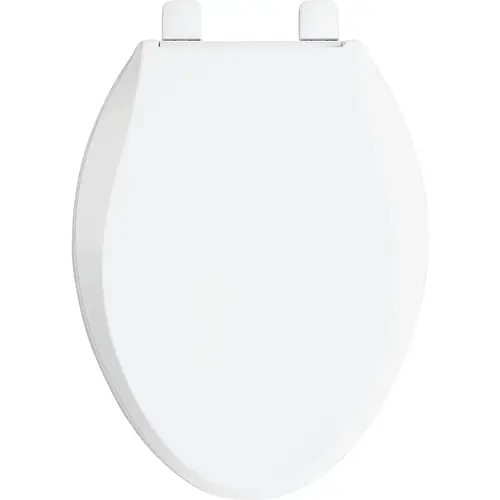 Kohler 75796-RL-0 Cachet ReadyLatch Quiet-Close Elongated Toilet Seat with Nightlight, White