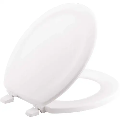 Kohler K-4648-0 Standard Closed Stonewood Round Front Toilet Seat in White