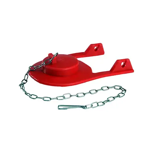 Korky 2010BP Float Toilet Flapper, Rubber, Red
