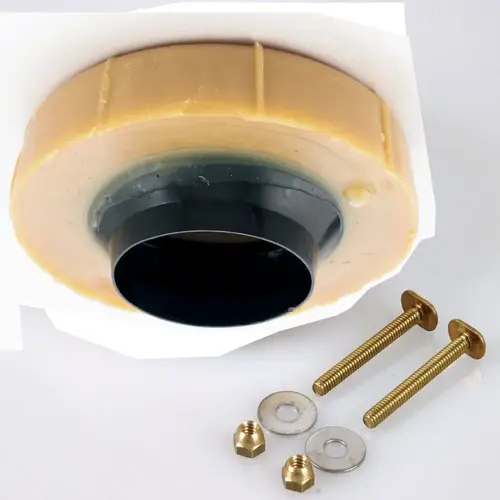 MAINTENANCE WAREHOUSE 319685621 Maintenance Warehouse Universal Toilet Wax Ring, Brass Bolts, Plastic Washers