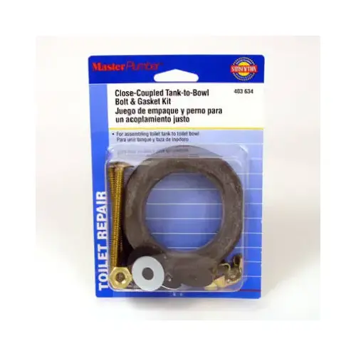 Master Plumber 403634 Toilet Tank-To-Bowl Bolt/Gasket