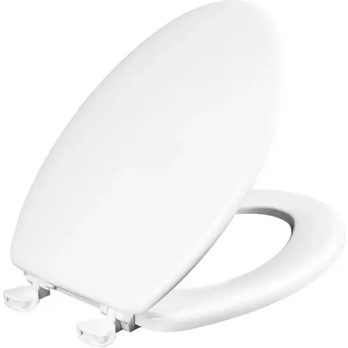 Mayfair by Bemis 144ECA-000 Toilet Seat Westport Elongated White Enameled Wood Gloss