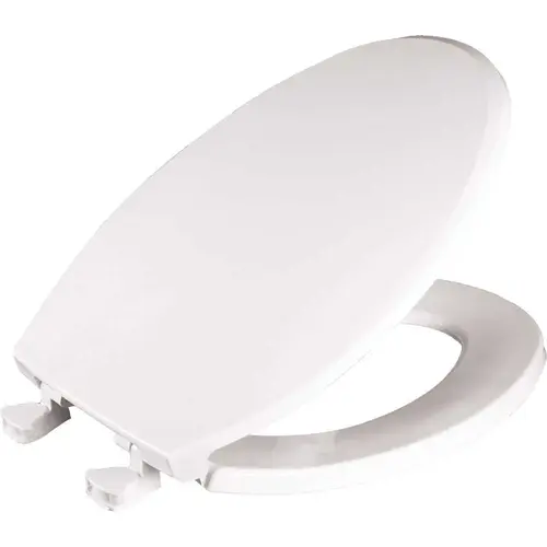 BEMIS 1800EC 000 Lift-Off Elongated Closed Front Toilet Seat in White