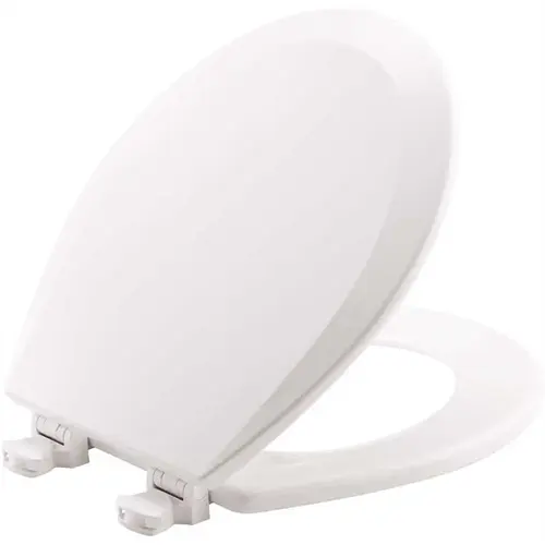 BEMIS 500EC 000 Lift-Off Round Closed Front Toilet Seat in White