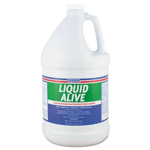 DYMON ITW23301 Dymon Liquid Alive Enzyme Producing Bacteria, 1gal, Bottle, Carton Of 4