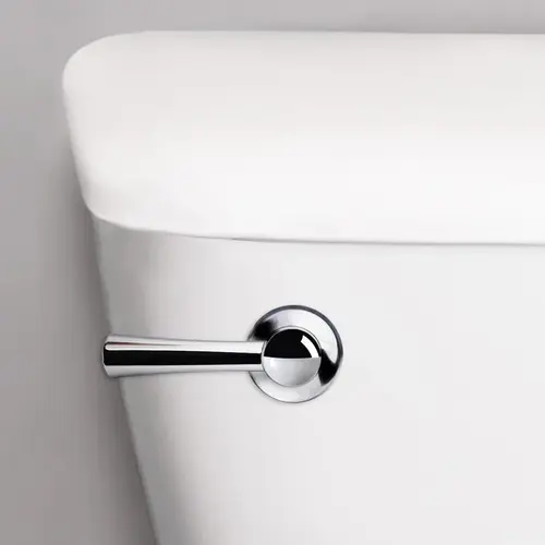 Korky 6054BP StrongARM Series Tank Flush Lever, Angled, Front, Left, Right, Side Mounting, Metal, Chrome