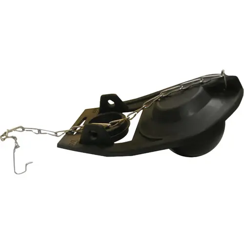 Lasco 04-1595 Universal Black Rubber Flapper with Chain