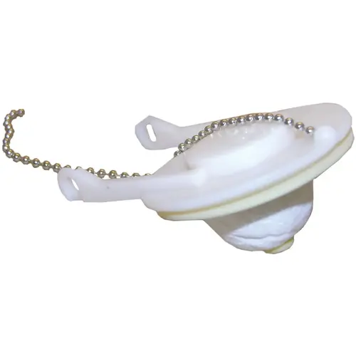 Lasco 04-1631 Eljer White Plastic Toilet Flapper with Foam Float & Chain