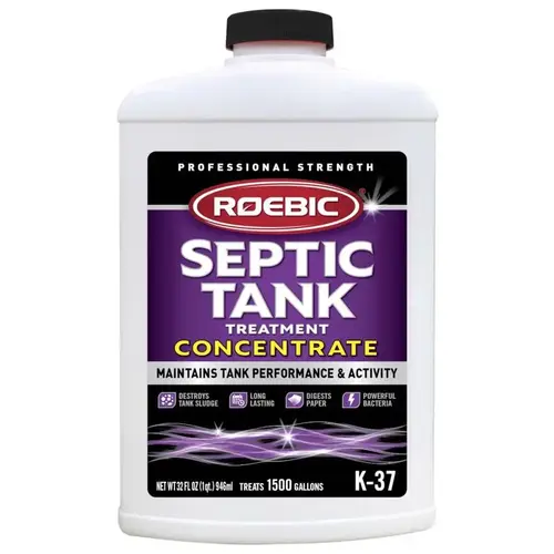 Roebic K-37-Q-C1500-4-XCP4 Septic System Treatment Liquid 32 oz oz - pack of 4