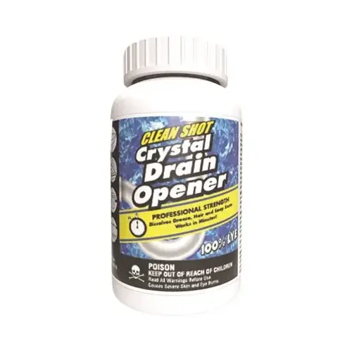 Theochem Laboratories, Inc. 100107-99990-44 1 lb. Clean Shot Crystal Drain Opener And Cleaner White
