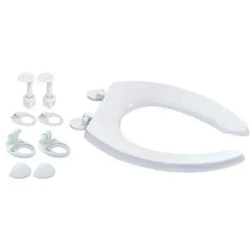 Ez-Flo 65914 Commercial-Grade Plastic Toilet Seat