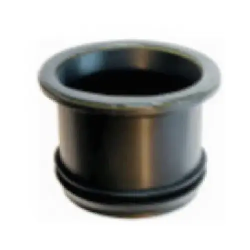 Fernco FTS-4CF Wax Free Toilet Seal, 3 in Dia, Elastomeric PVC, Black, For: 3-1/2 in Drain Pipes