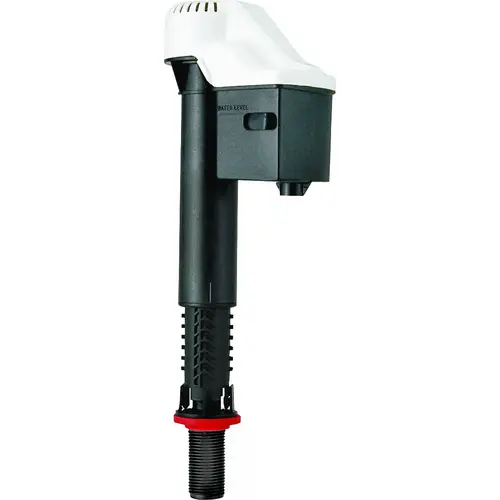 Korky 528FR QuietFILL Series Toilet Fill Valve, Plastic Body Black