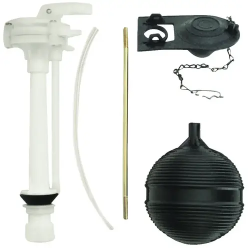 Orgill 24451-3L Economy Toilet Tank Repair Kit, 1 Set-Piece, Black/White