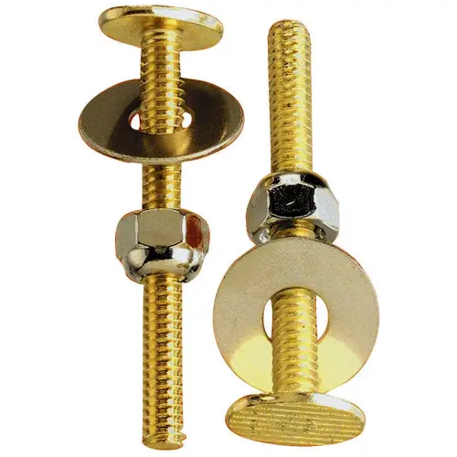 Plumb Pak PP23517 Bolt Set, Brass - pack of 2