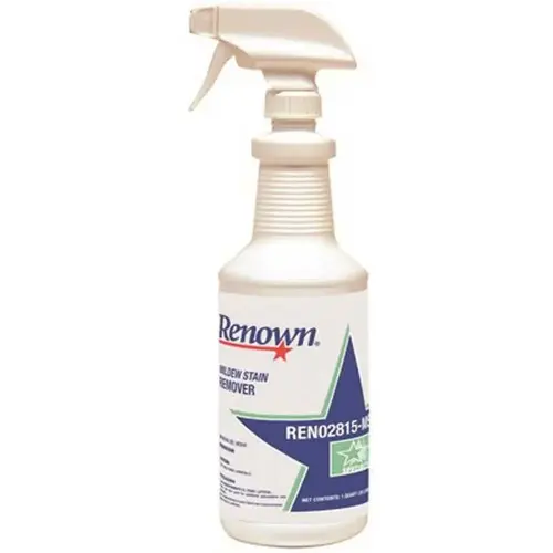 Renown 111428 Floor Mildew Stain Remover, 1 Qt Yellow