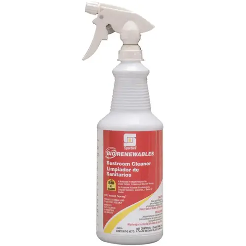 SPARTAN CHEMICAL COMPANY 353003 BioRenewables 1 Quart Citrus Scent Restroom Cleaner Blue