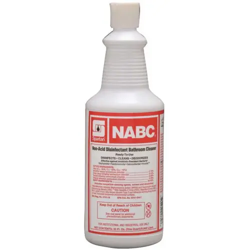SPARTAN CHEMICAL COMPANY 710603 NABC 1 Quart Floral Scent Restroom Disinfectant Blue