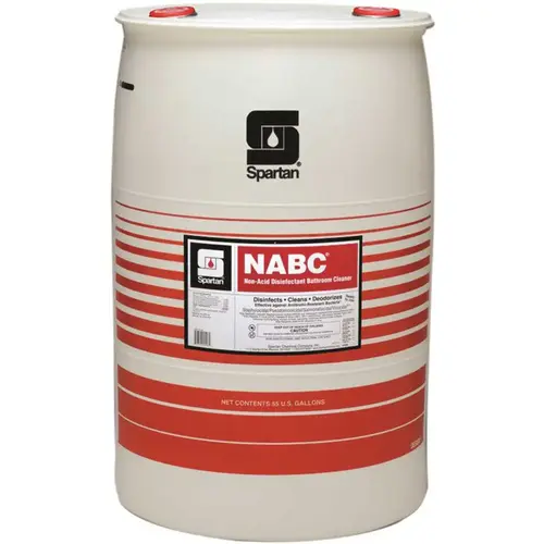 SPARTAN CHEMICAL COMPANY 749655 NABC 55 Gallon Floral Scent Restroom Disinfectant Blue
