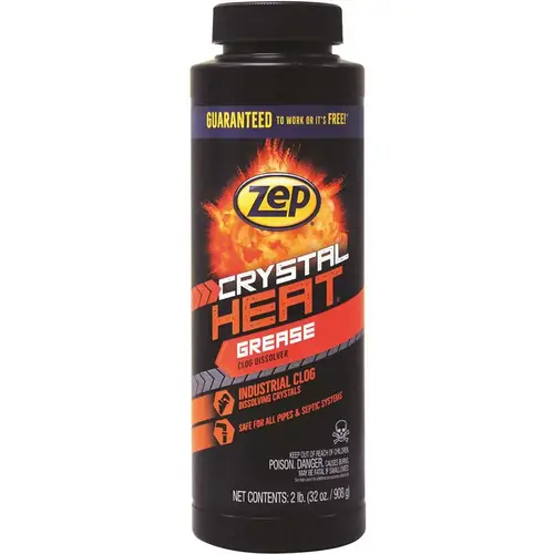 Zep, Inc. ZUCRY2 Commercial 2 Lb. Crystal Heat Drain Opener
