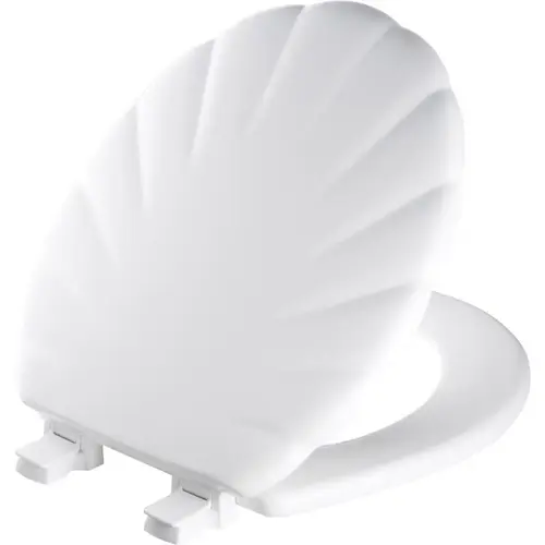 BEMIS 22ECA 000 Toilet Seat Shell Round White Enameled Wood Gloss