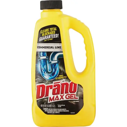 DRANO 22118 42 Oz. Max Gel Commercial Line Drain Clog Remover