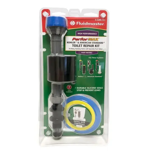 Fluidmaster K-400H-001-P5 PerforMAX Series Fill Valve and Seal Kit, Silicon Body Assorted