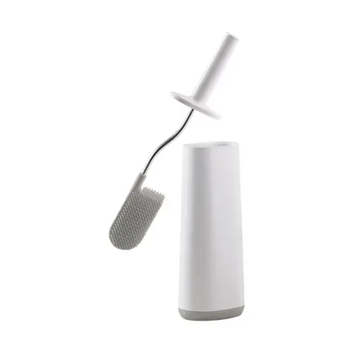 Joseph Joseph 70515 Toilet Brush/Holder Set Flex Gray/White Gray/White