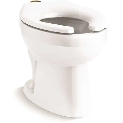 Kohler 96053-0 Wellcomme Ultra Floor-Mount Top Spud Flushometer Bowl