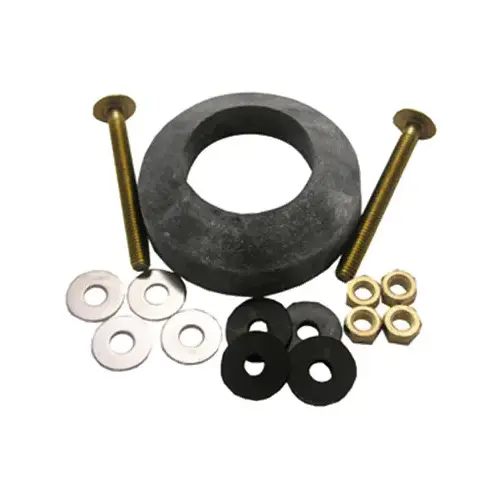 LARSEN SUPPLY CO., INC. 04-3801 Toilet Tank-to-Bowl Bolt Kit & Gasket