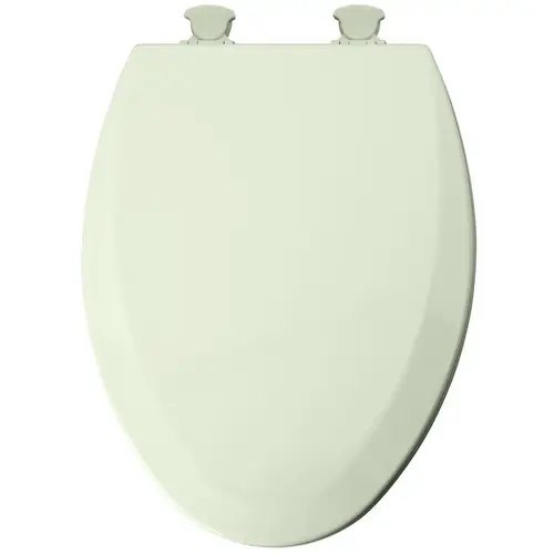 Mayfair 141EC 346/146EC Toilet Seat, Elongated, Wood, Biscuit, Twist Hinge