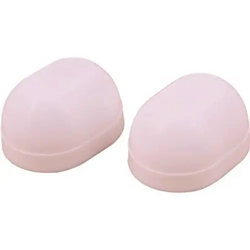 Proplus 202013 Oval Toilet Bolt Caps in White Black