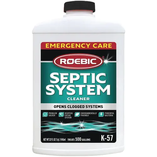 Roebic K57-Q-12 K-57 32 Oz. Emergency Care Septic Tank Treatment